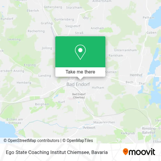 Ego State Coaching Institut Chiemsee map