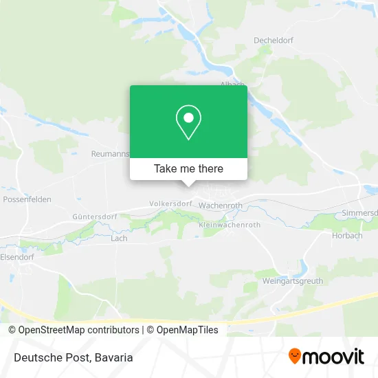 Deutsche Post map