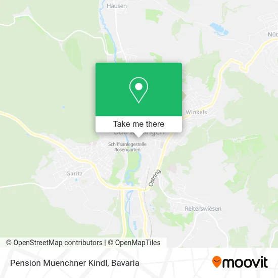 Pension Muenchner Kindl map