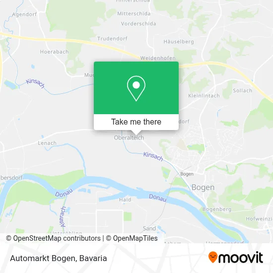 Automarkt Bogen map