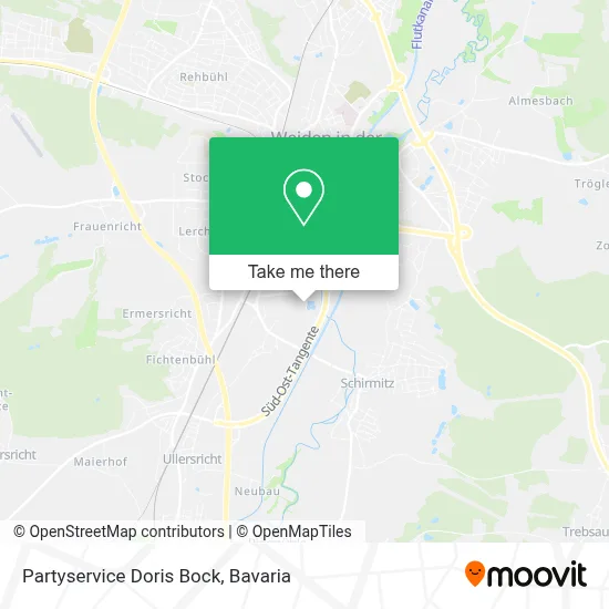 Partyservice Doris Bock map