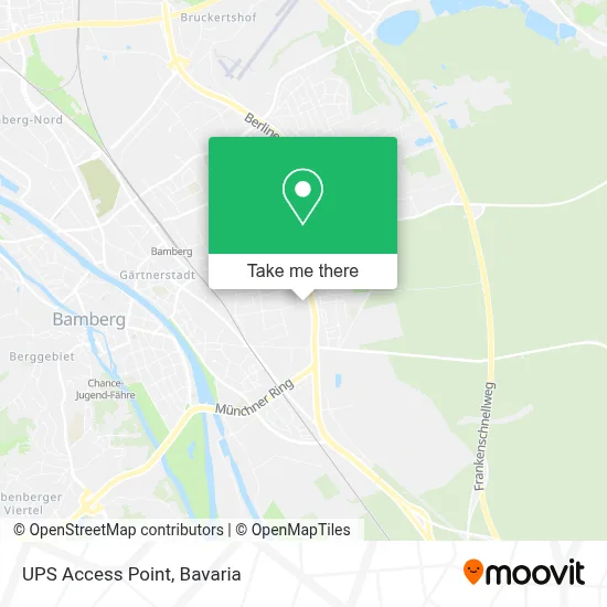 Ups Access Point map