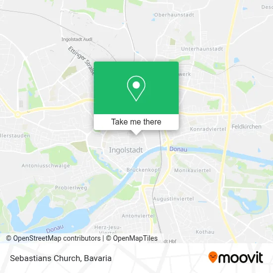 Sebastians Church map