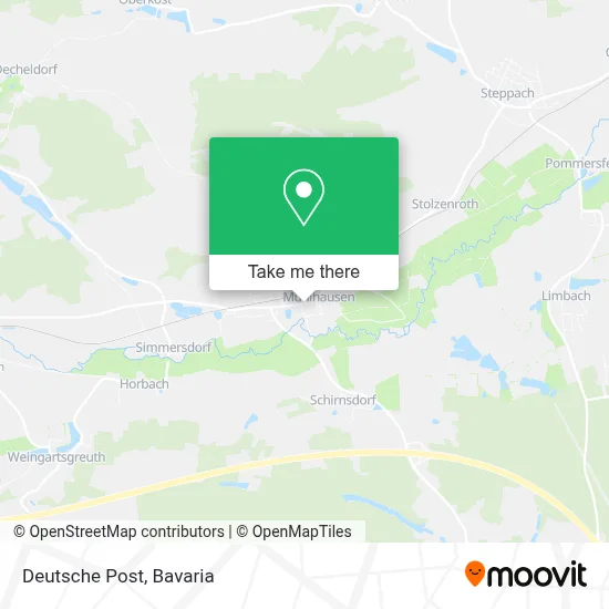 Deutsche Post map