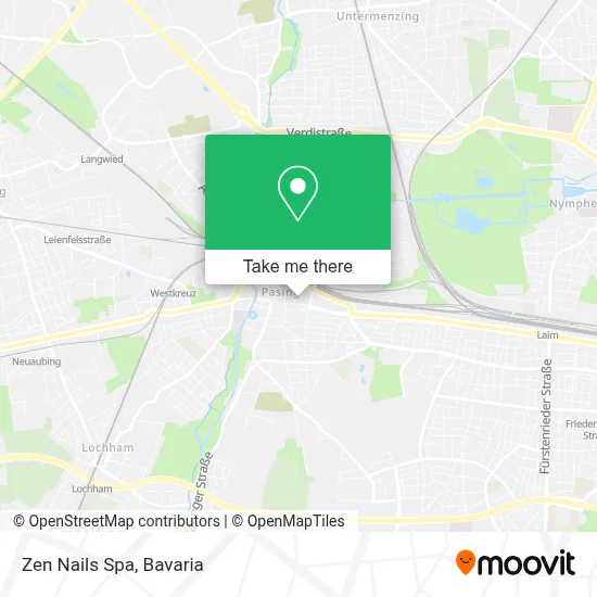 Zen Nails Spa map