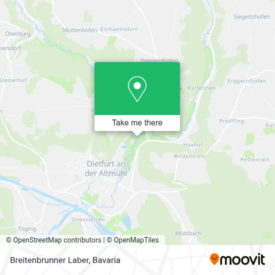 Breitenbrunner Laber map