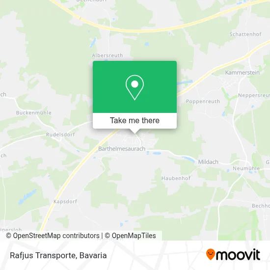 Rafjus Transporte map