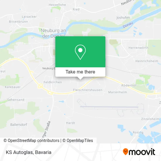 KS Autoglas map