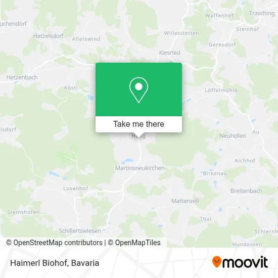 Haimerl Biohof map