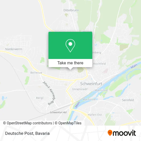 Deutsche Post map
