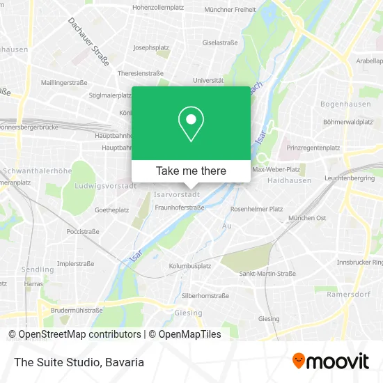 The Suite Studio map