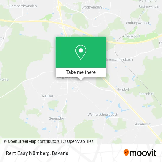 Rent Easy Nürnberg map