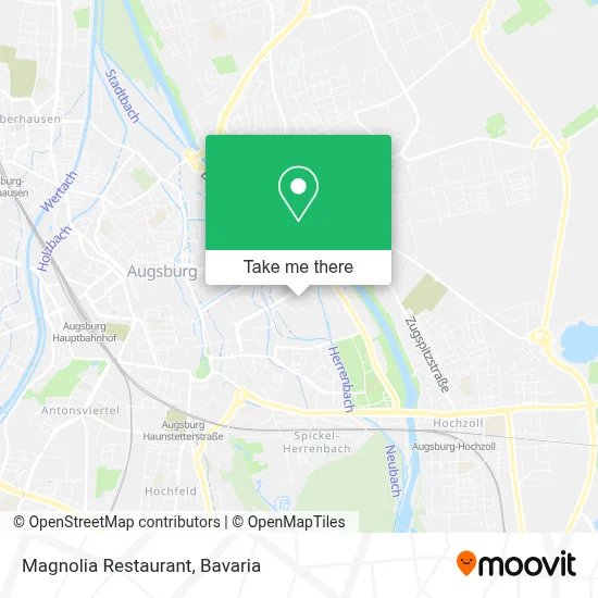 Restaurant Magnolia map