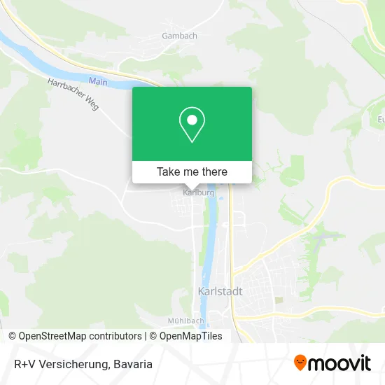 R+V Versicherung map