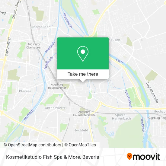 Kosmetikstudio Fish Spa & More map