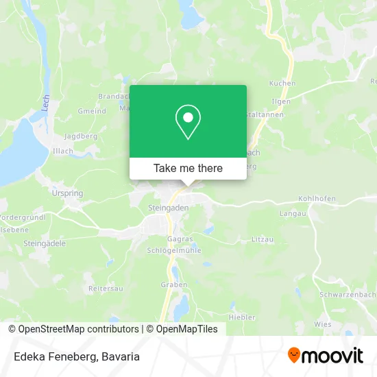 Edeka Feneberg map
