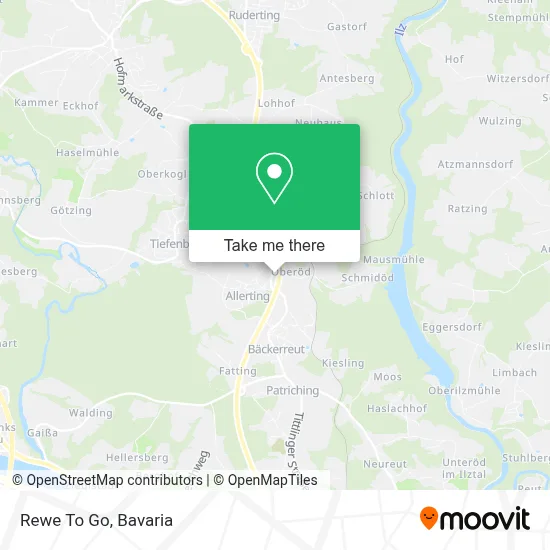 Rewe To Go map