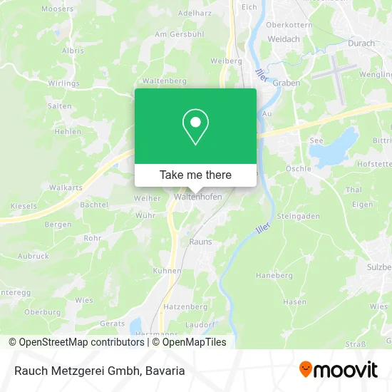 Rauch Metzgerei Gmbh map