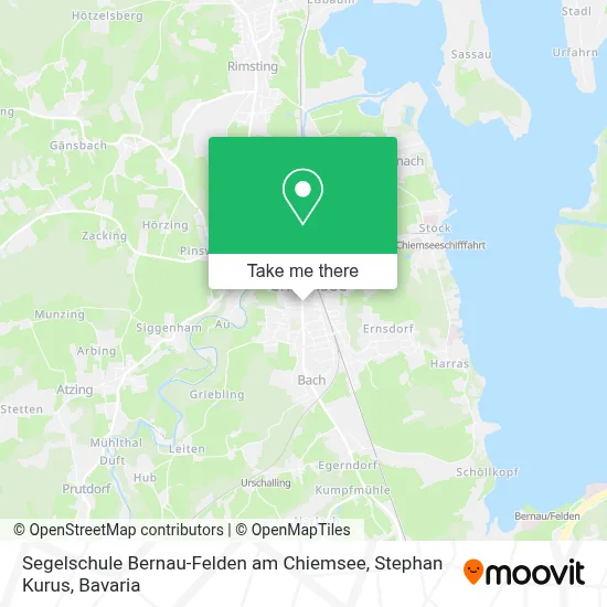 Segelschule Bernau-Felden am Chiemsee, Stephan Kurus map