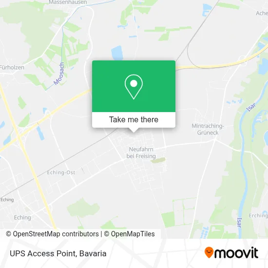Ups Access Point map