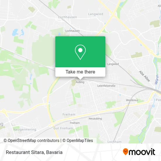 Restaurant Sitara map
