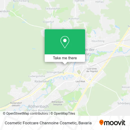 Cosmetic Footcare Channoine Cosmetic map
