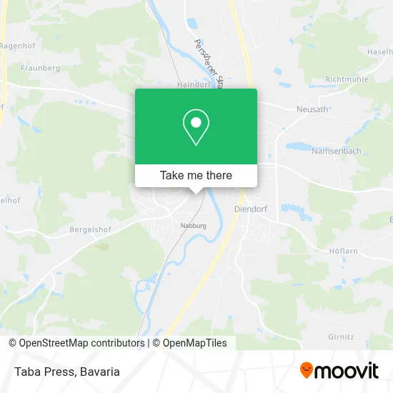 Taba Press map
