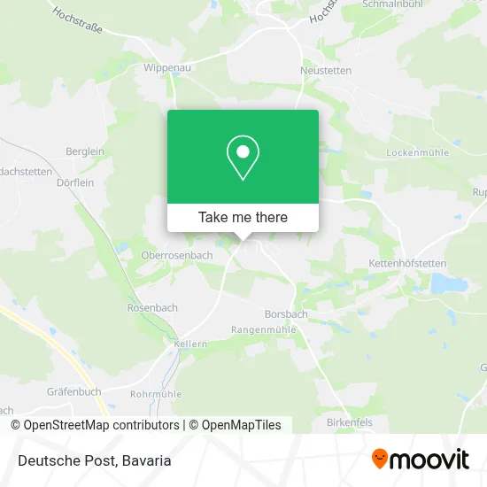 Deutsche Post map