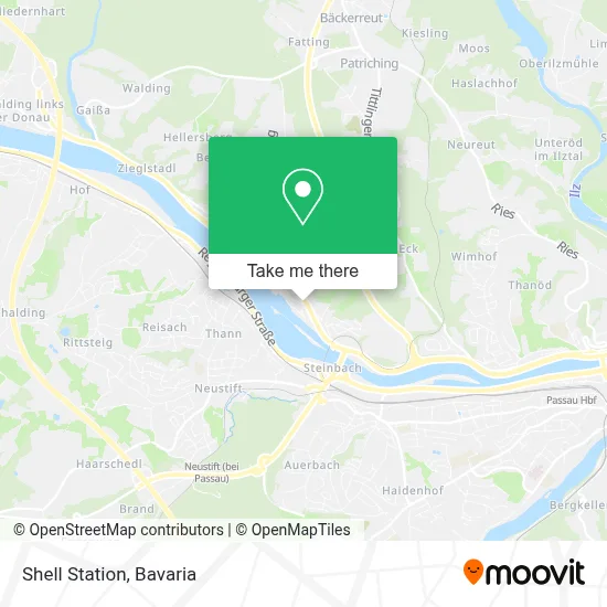 Shell Station map