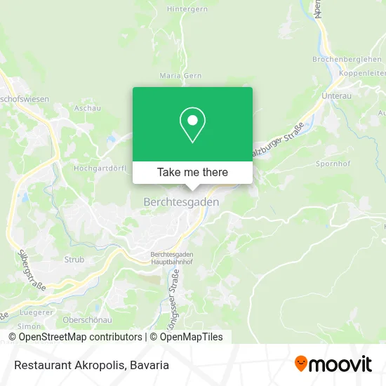 Restaurant Akropolis map