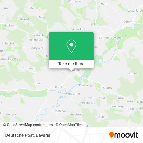 Deutsche Post map
