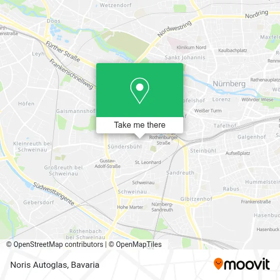 Noris Autoglas map
