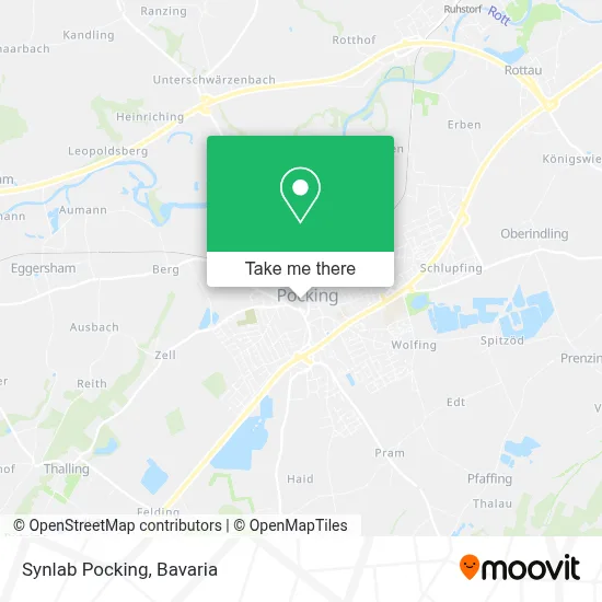 Synlab Pocking map