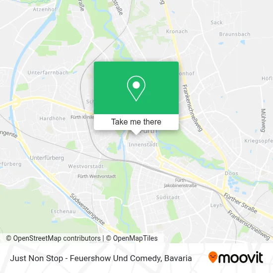 Just Non Stop - Feuershow Und Comedy map