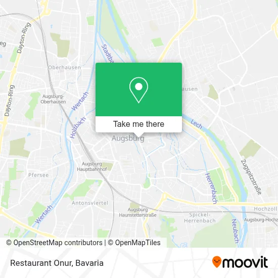 Restaurant Onur map