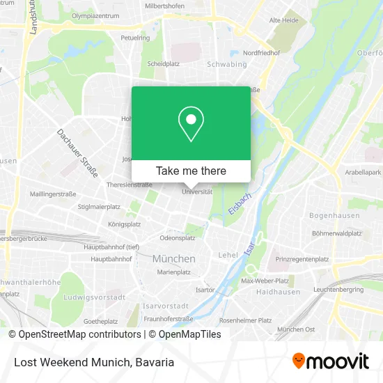 Lost Weekend Munich map