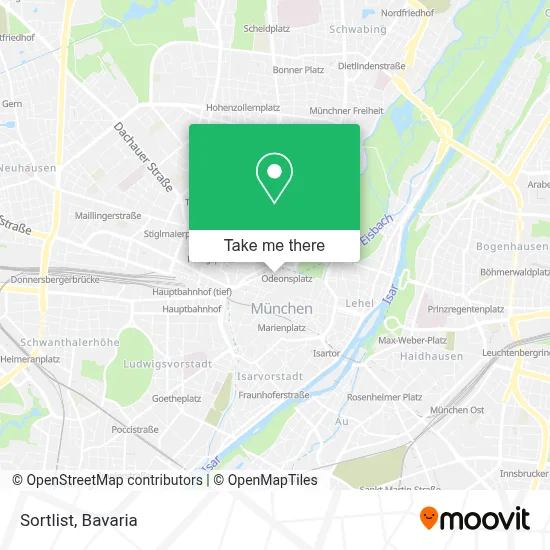 Sortlist map