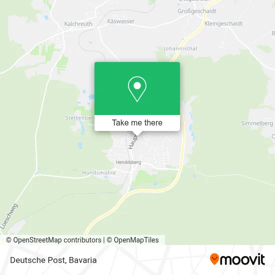 Deutsche Post map