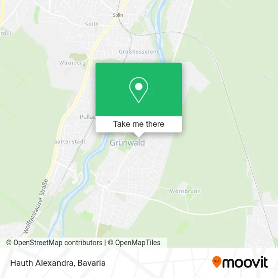 Hauth Alexandra map