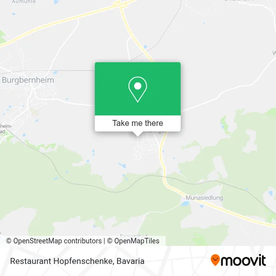 Restaurant Hopfenschenke map