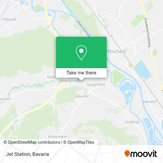 Jet Station map