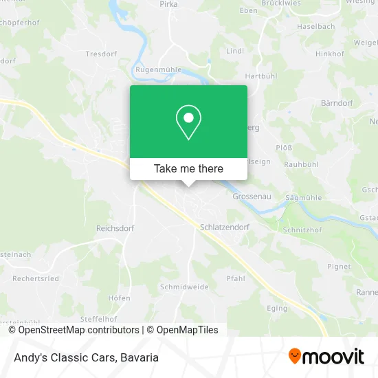 Andy's Classic Cars map