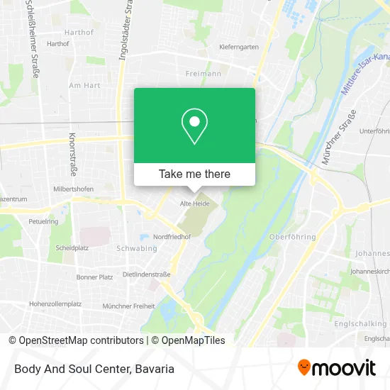 Body And Soul Center map