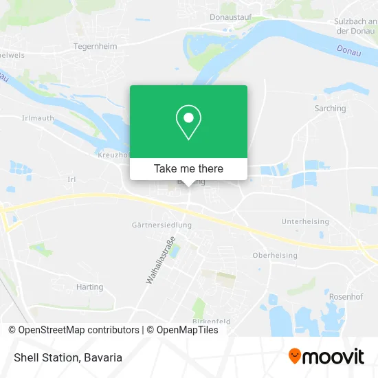 Shell Station map
