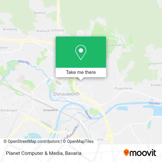 Planet Computer & Media map