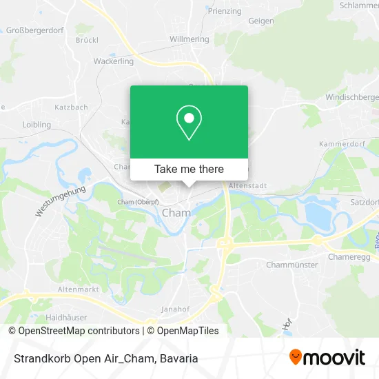 Strandkorb Open Air_Cham map