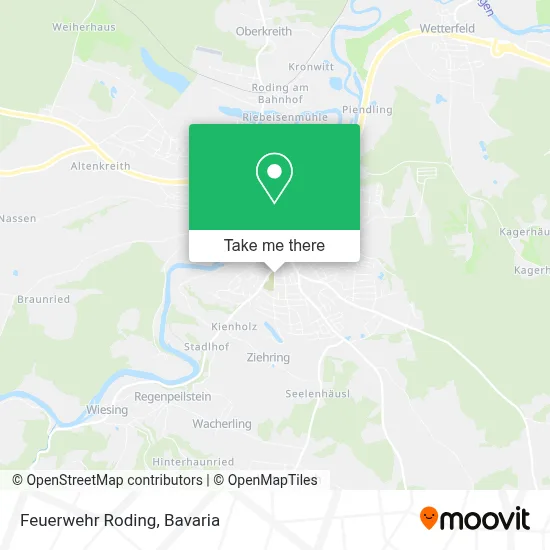 Feuerwehr Roding map