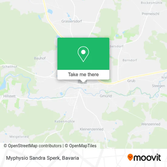 Myphysio Sandra Sperk map