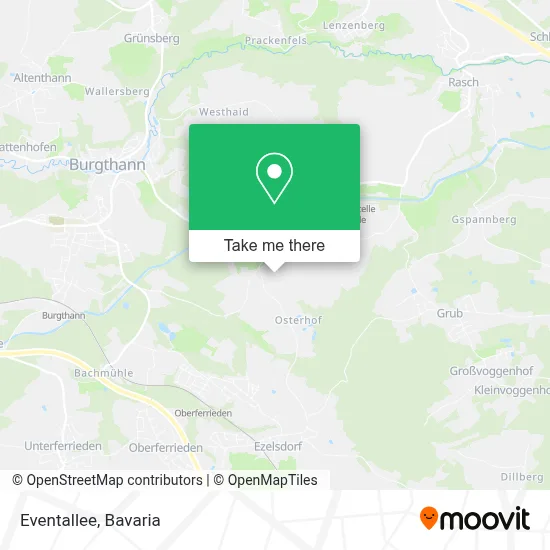 Eventallee map
