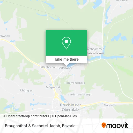 Braugasthof & Seehotel Jacob map